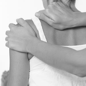 Image of shoulder and neck massage at Charlotte Knight's St.James's Surgery